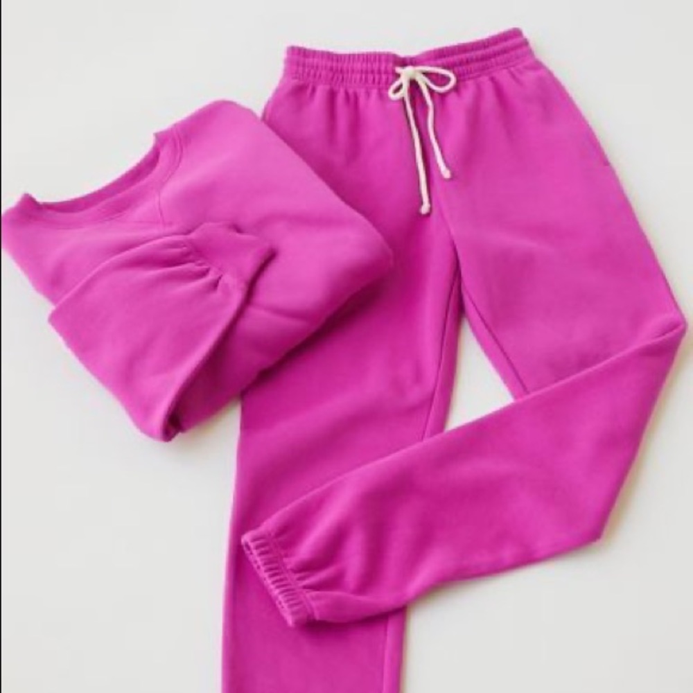 Out From Under Kya Fleece Pink Jogger Pant